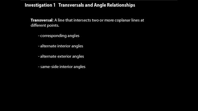 Investigation 1 DIVE Geometry