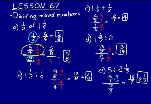 Lesson 67 DIVE 7/6, 3rd Edition