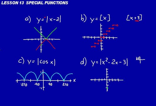 Lesson 13 DIVE Calculus, 1st Edition