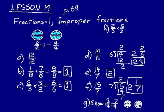 Lesson 14 DIVE Math 8/7 1st Edition