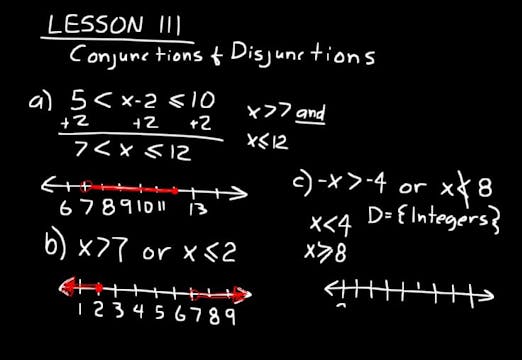Lesson 111 DIVE Algebra 1, 3rd Edition