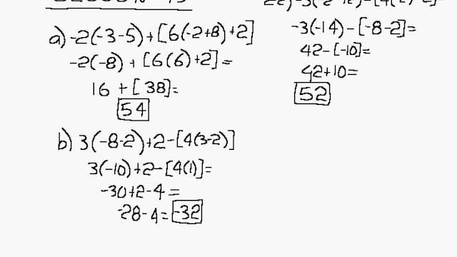 Lesson 93 DIVE Algebra 1/2, 2nd Edition