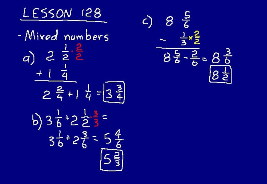 Lesson 128 DIVE 6/5, 2nd Edition - DIVE into Math and Science