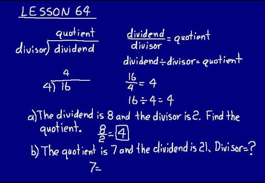 Lesson 64 DIVE 6/5, 2nd Edition