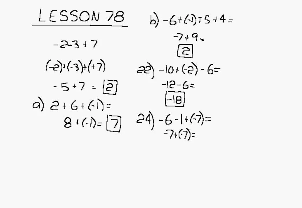 Lesson 78 DIVE Algebra 1/2, 2nd Edition - DIVE into Math and Science