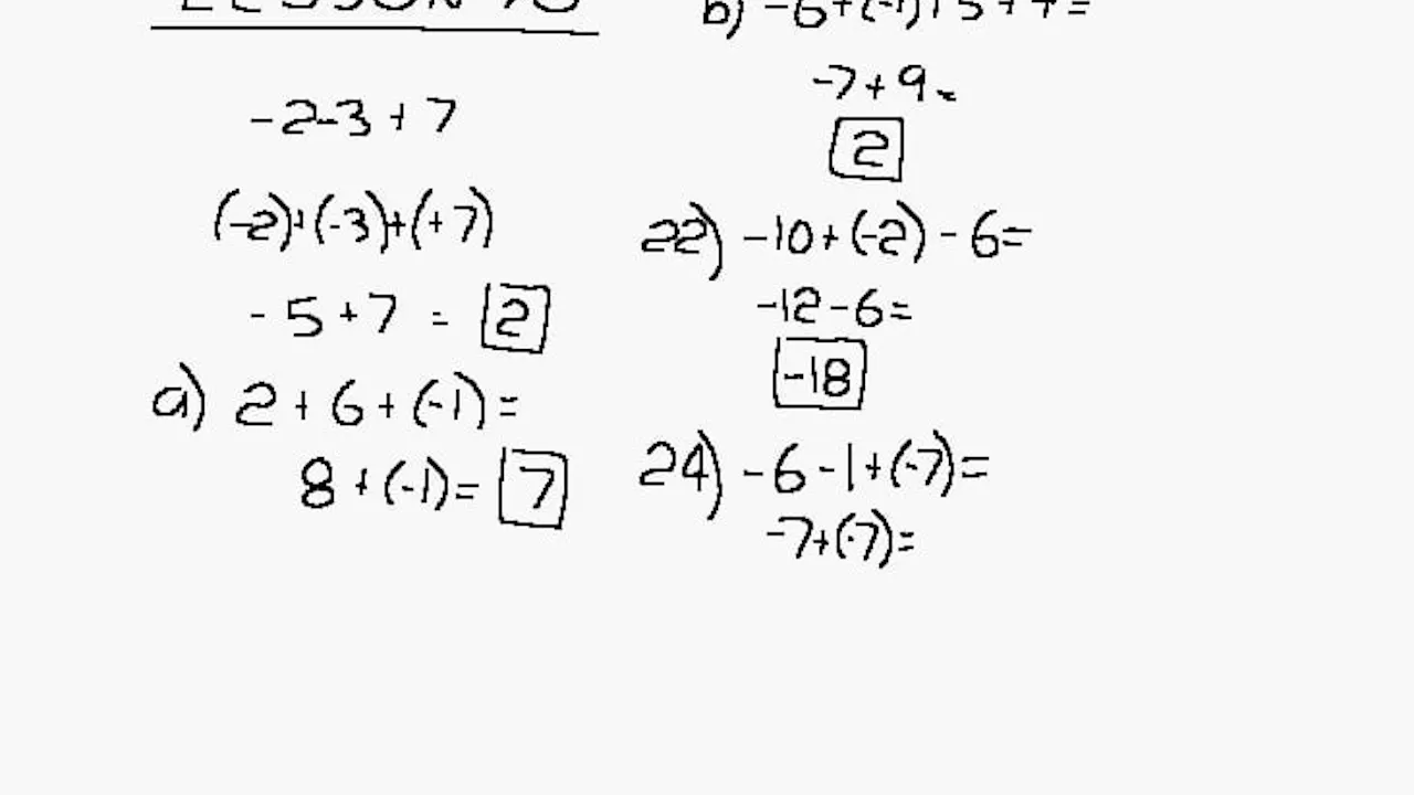 Lesson 78 DIVE Algebra 1/2, 2nd Edition - DIVE into Math and Science