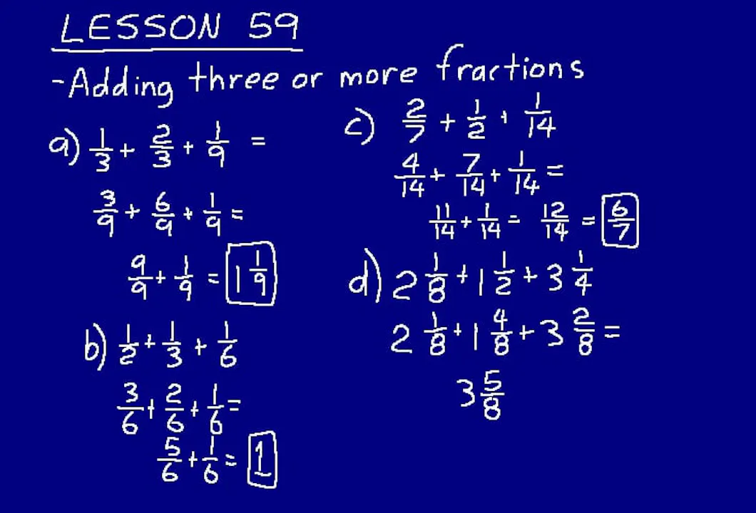 Lesson 59 DIVE 7/6, 3rd Edition - DIVE into Math and Science