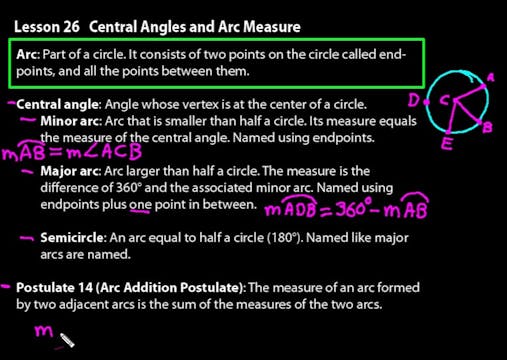 Lesson 26 Lecture DIVE Geometry