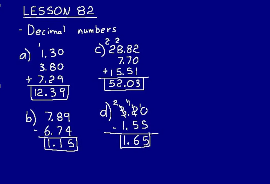 Lesson 82 DIVE 6/5, 2nd Edition - DIVE Lectures for Saxon Math 6/5, 2nd ...