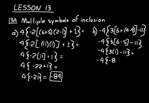 Lesson 13 DIVE Algebra 1, 3rd Edition