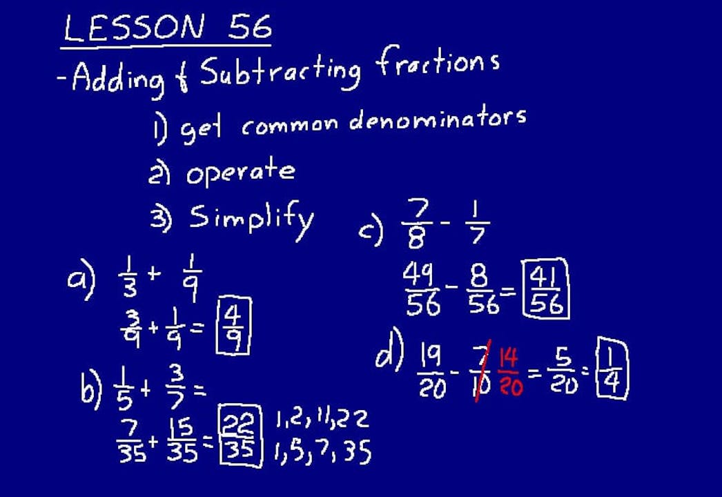 Lesson 56 DIVE 7/6, 3rd Edition DIVE into Math and Science