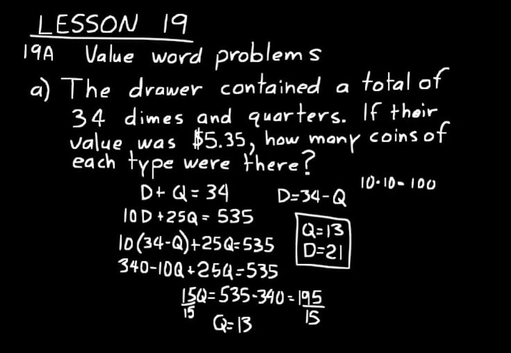 Lesson 19 DIVE Algebra 2, 3rd Edition DIVE into Math and Science