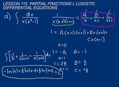 Lesson 115 DIVE Calculus, 2nd Edition