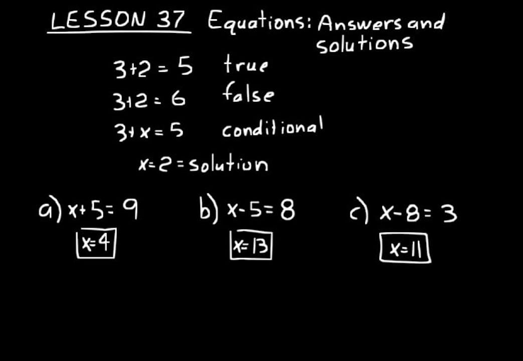 Lesson 37 DIVE Algebra Half, 3rd Edition - DIVE into Math and Science