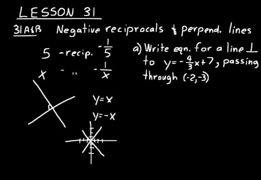 Lesson 31 DIVE Algebra 2, 3rd Edition