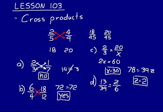 Lesson 103 DIVE 7/6, 3rd Edition
