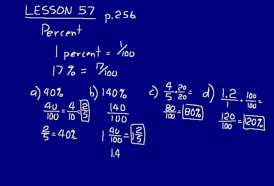 Lesson 57 DIVE Math 8/7 1st Edition - DIVE into Math and Science