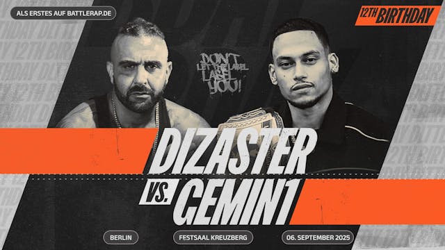 DIZASTER vs. GEMIN1 (International Match)