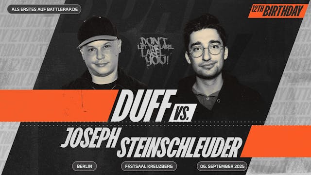 DUFF vs. JOSEPH STEINSCHLEUDER