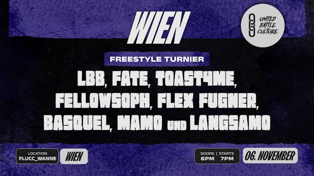 UBC NOVEMBER FREESTYLE TURNIER