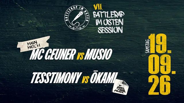 BATTLERAP IM OSTEN SEPTEMBER '26