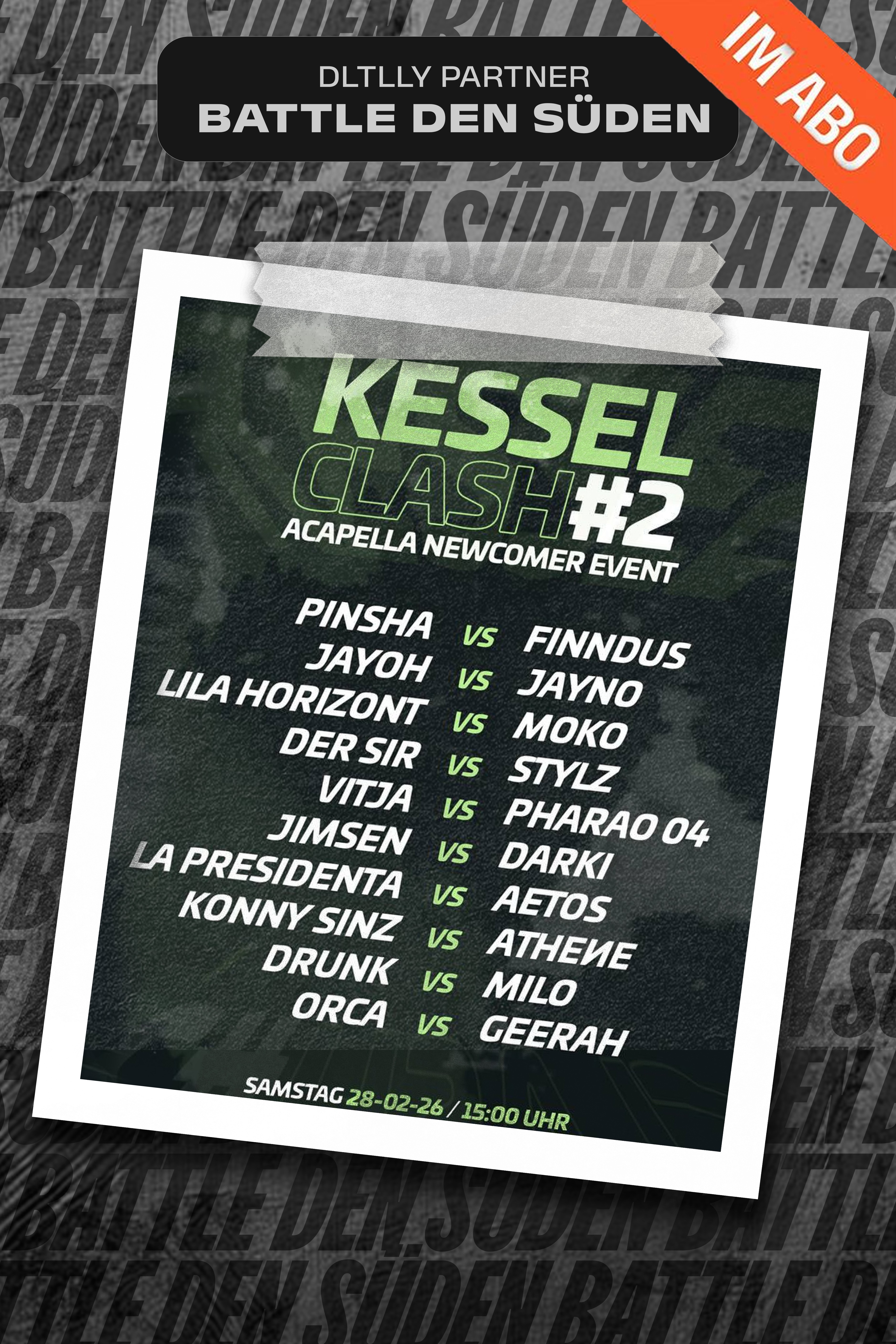 BATTLE DEN SÜDEN - KESSEL CLASH #02 | im ABO