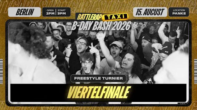 BRT B-DAY BASH FREESTYLE VIERTELFINALE