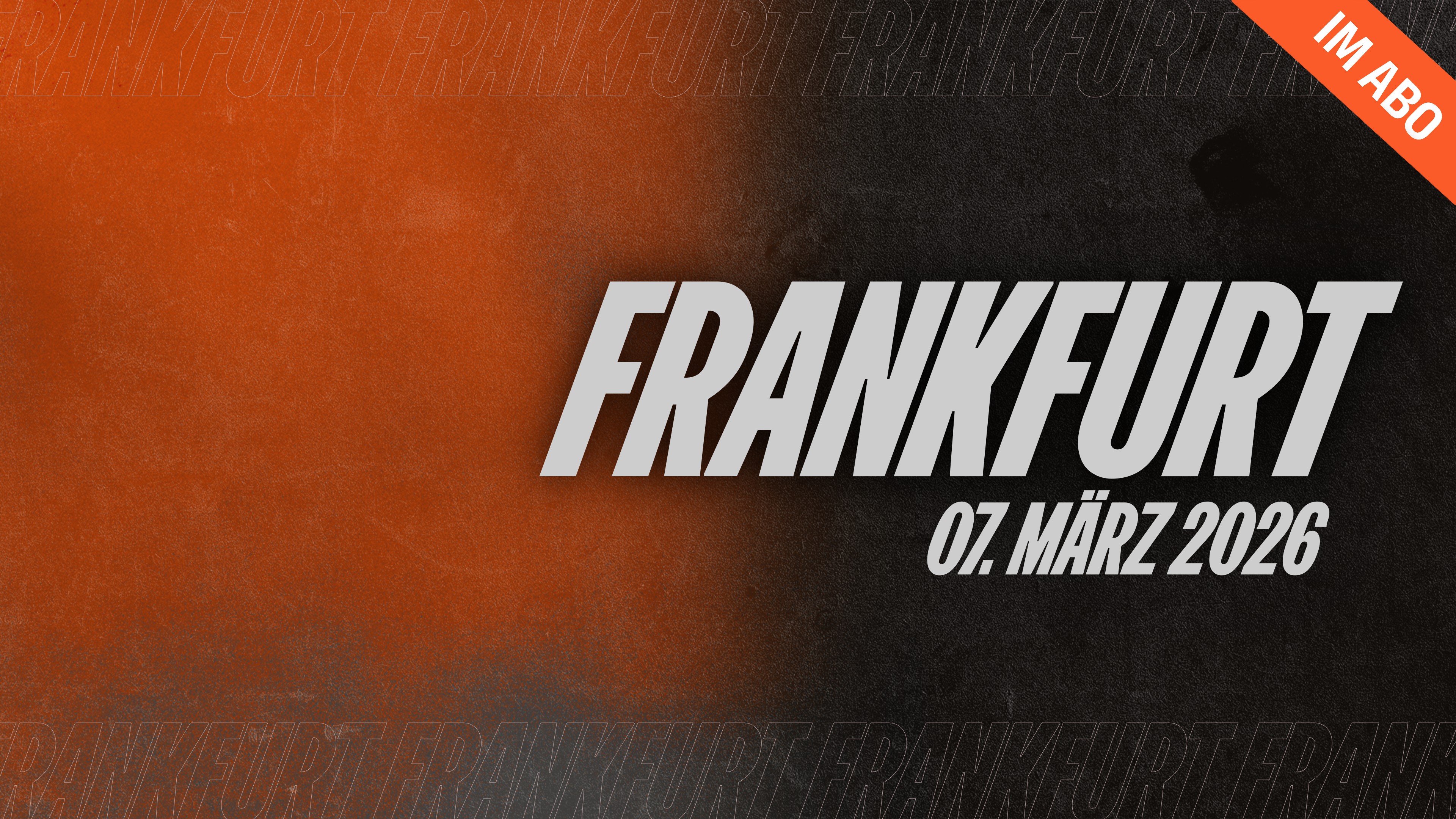 FRANKFURT '26 | Im ABO