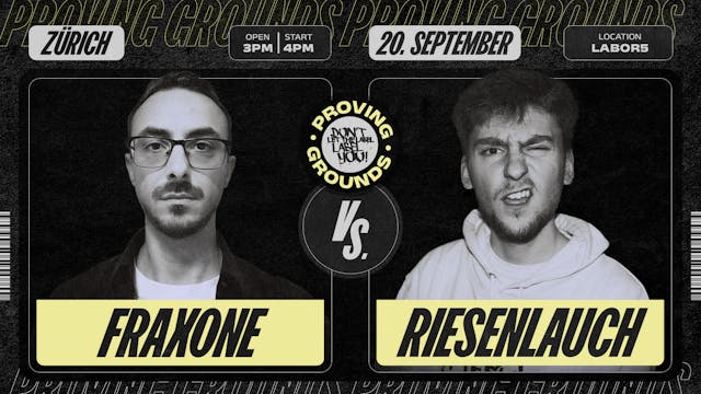 FRAX ONE vs RIESENLAUCH
