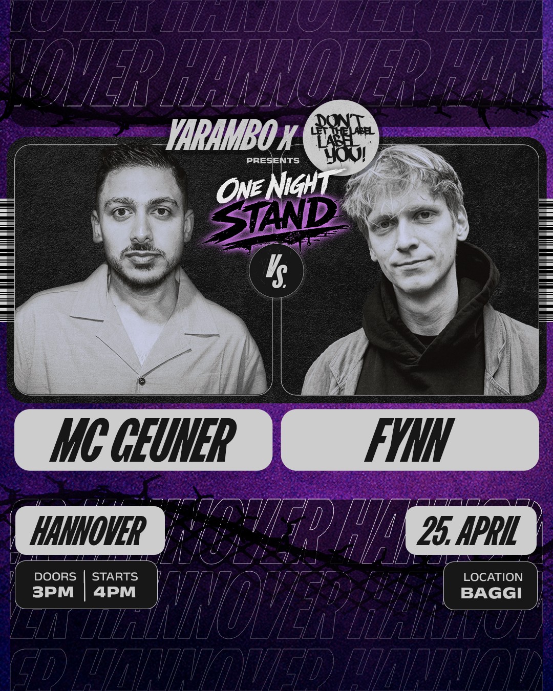 MC GEUNER vs. FYNN