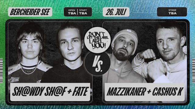 SH@WDY SH@F & FATE vs CASHUS K & MAZZIKANER