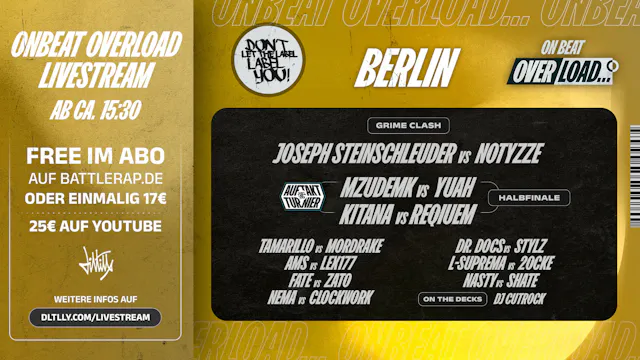 ON BEAT OVERLOAD 2026 | LIVESTREAM