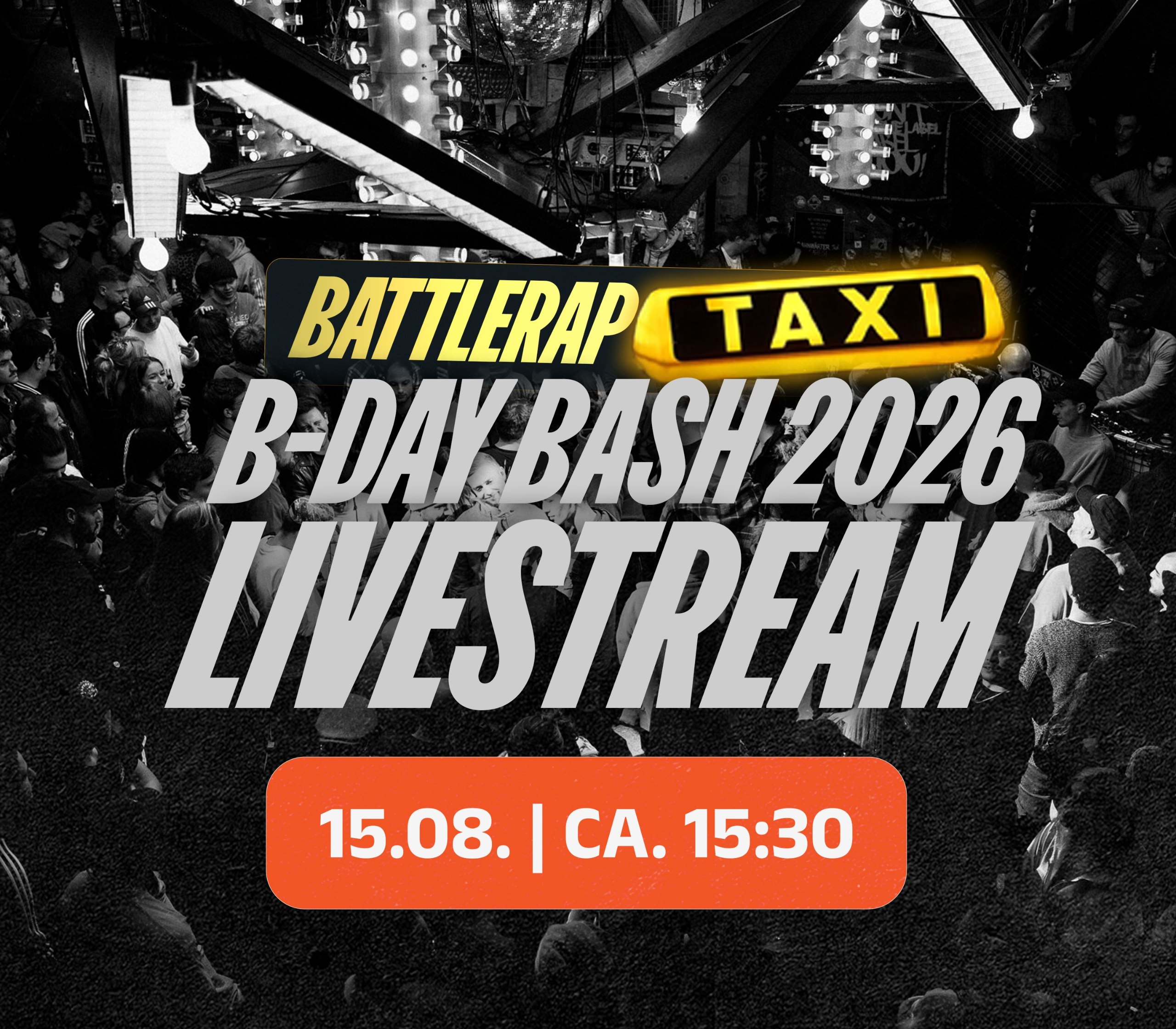 HD LIVESTREAM + 4K VOD: BRT B-DAY BASH '26