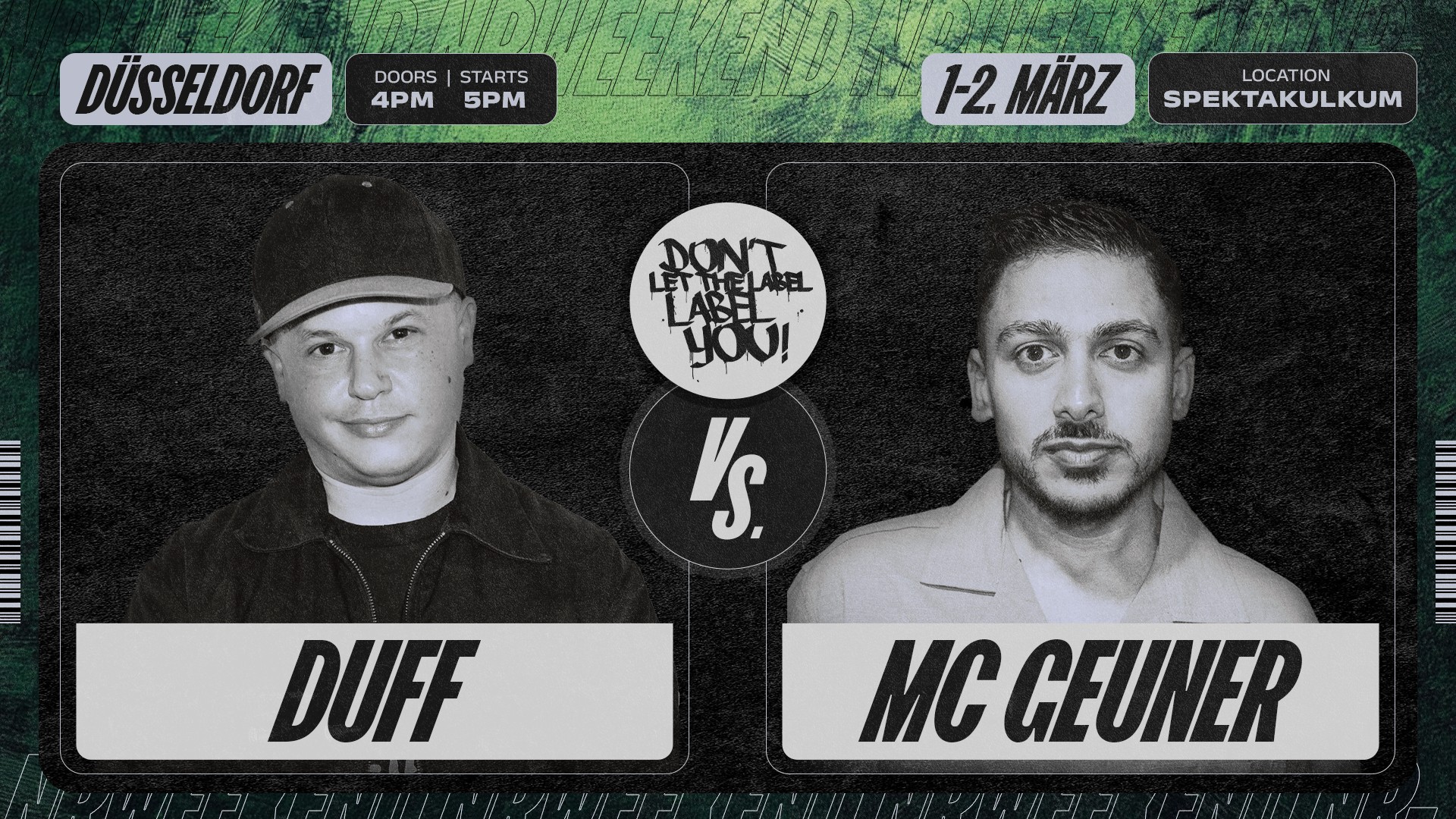 DUFF vs. MC GEUNER