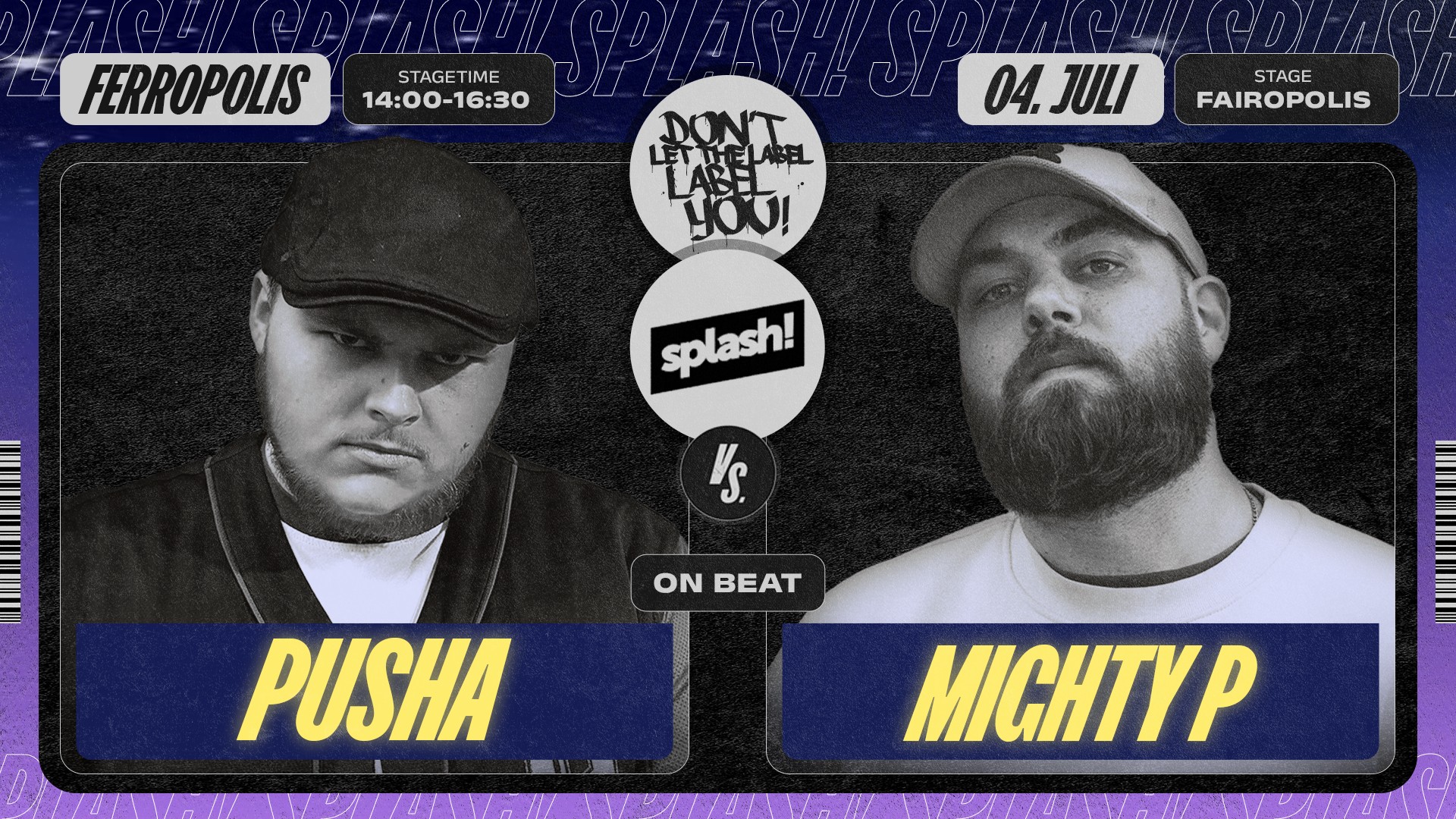 PUSHA vs MIGHTY P