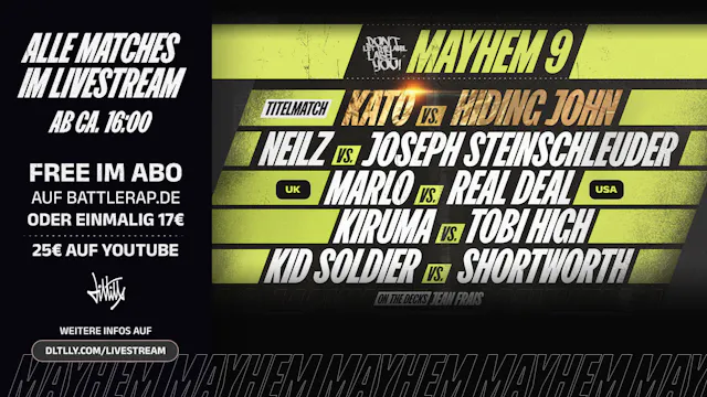 MAYHEM 9 | LIVESTREAM