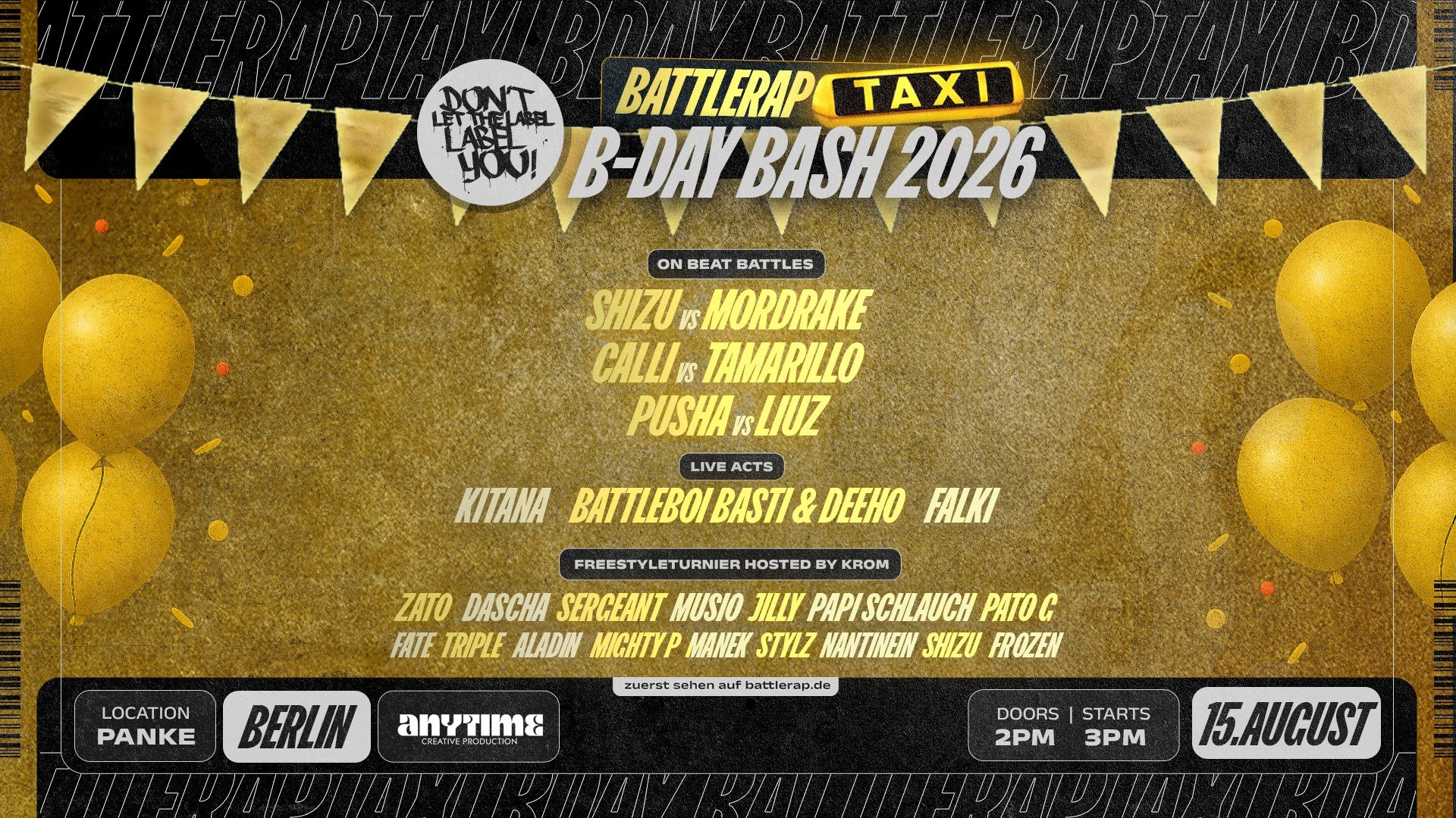 BRT B-DAY BASH 26 | Im ABO