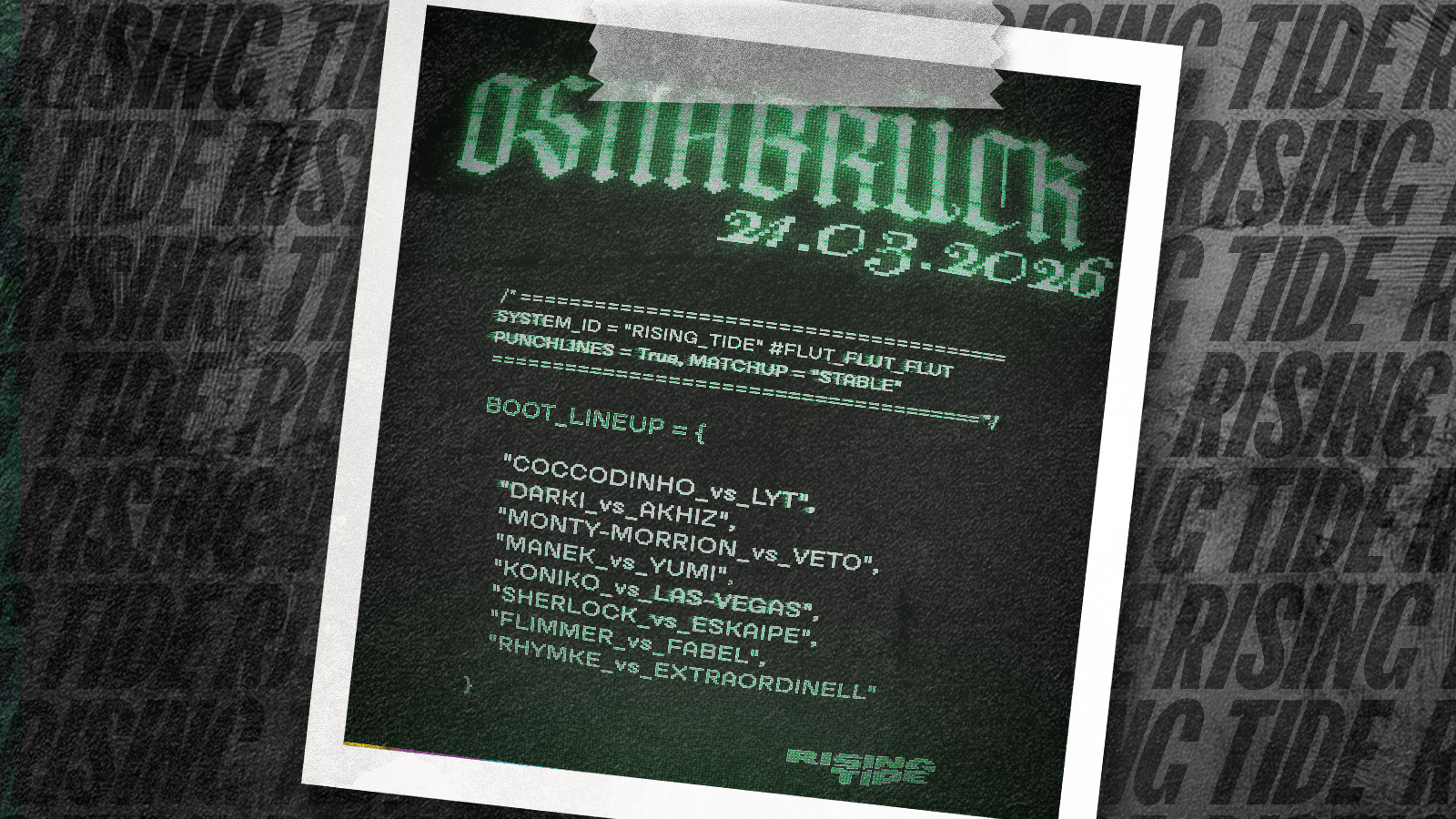 RISING TIDE OSNABRÜCK | im ABO