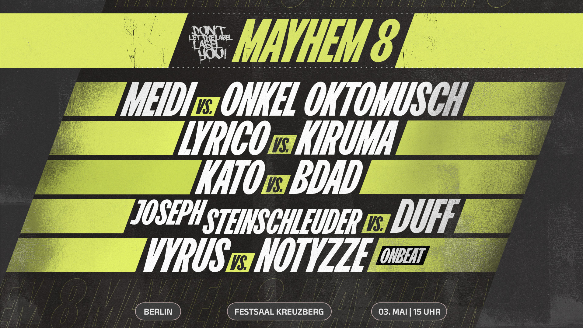 MAYHEM 8 | im ABO