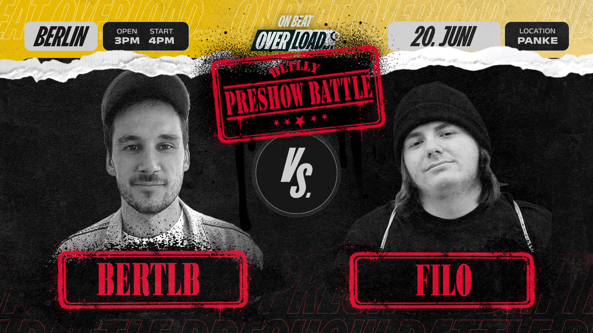 FILO vs BERTLB | PRESHOW BATTLE