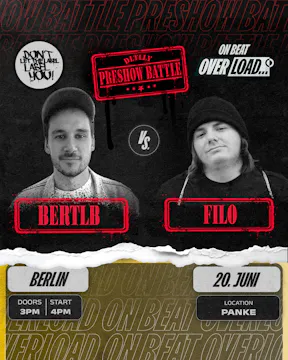 FILO vs BERTLB | PRESHOW BATTLE