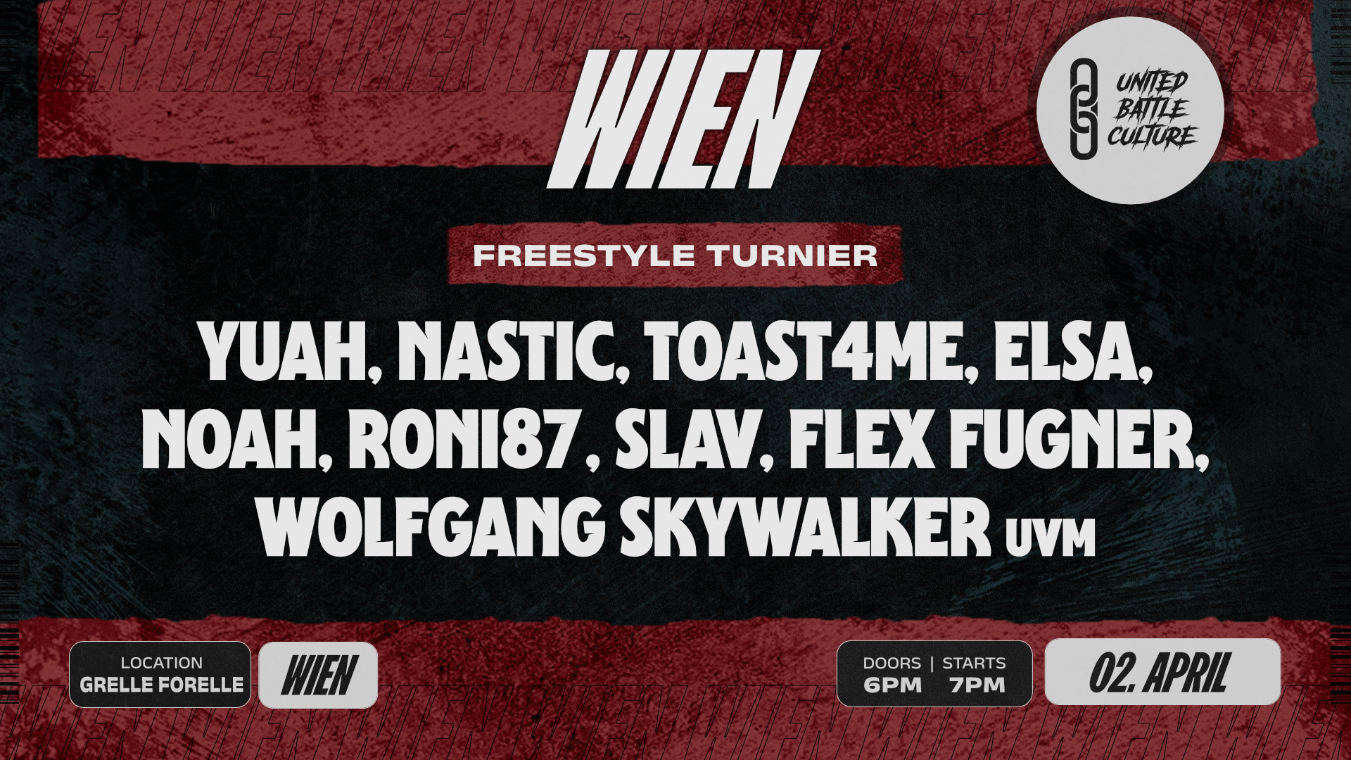 UBC APRIL '26 FREESTYLE TURNIER