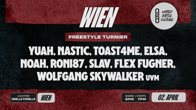 UBC APRIL '26 FREESTYLE TURNIER