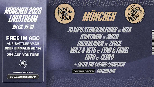 HD LIVESTREAM + 4K VOD: MÜNCHEN 2026