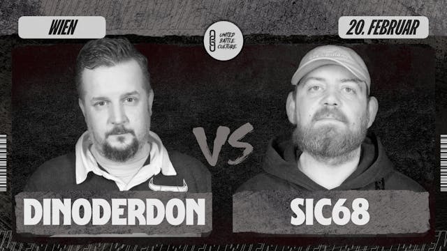 UBC SMALL ROOM NEWCOMER BATTLES DINODERDON vs SIC68