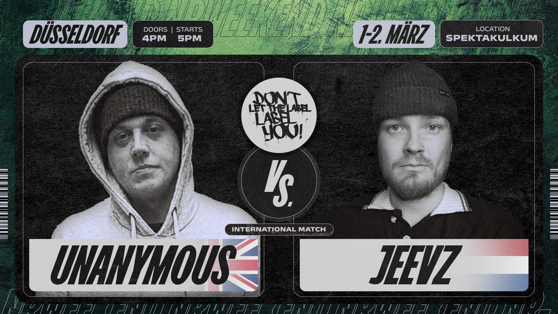 UNANYMOUS vs. JEEVZ