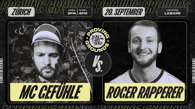 MC GEFÜHLE vs ROGER RAPPERER