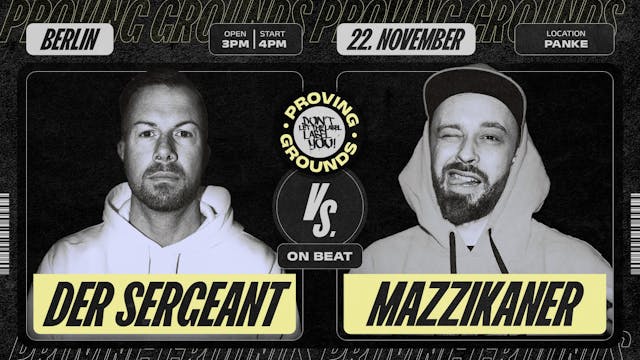 DER SERGEANT vs MAZZIKANER