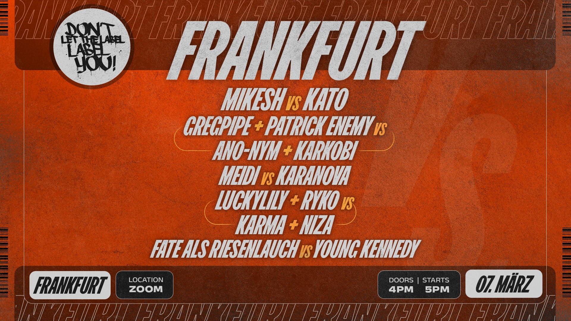 FRANKFURT '26 | Im ABO