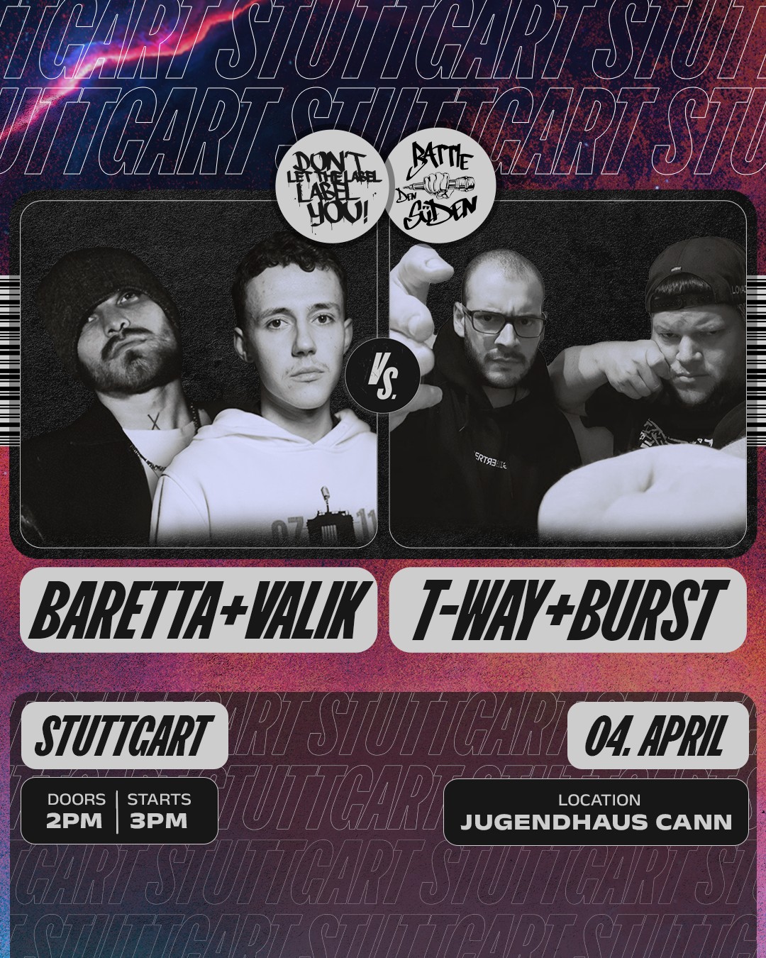 BARETTA & VALIK vs T-WAY & BURST